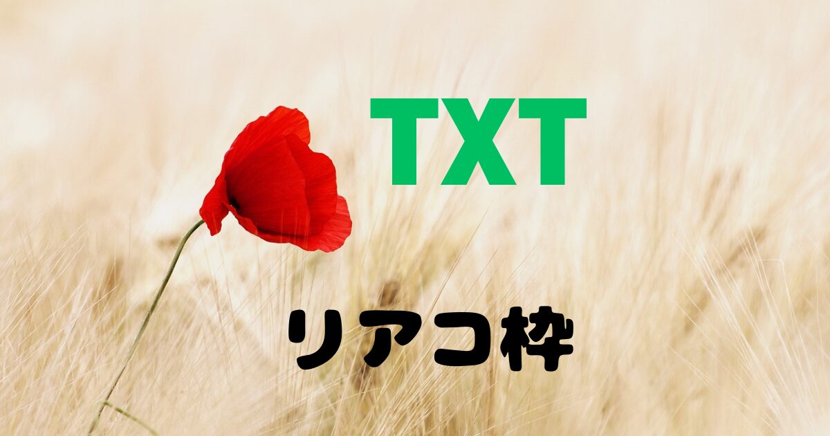 TXT(TOMORROW X TOGETHER)でリアコの多いメンバーは？リアコ枠ランキング